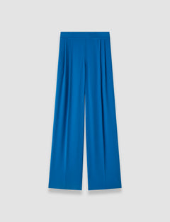 Blue Cara Crepe Trousers - Joseph