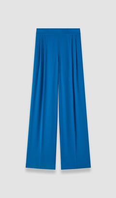 Blue Cara Crepe Trousers - Joseph