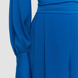 Blue Cara Crepe Trousers - Joseph