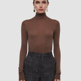 Pull col montant en cashair 