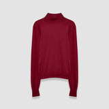 Red Cashair High Neck Jumper - Joseph