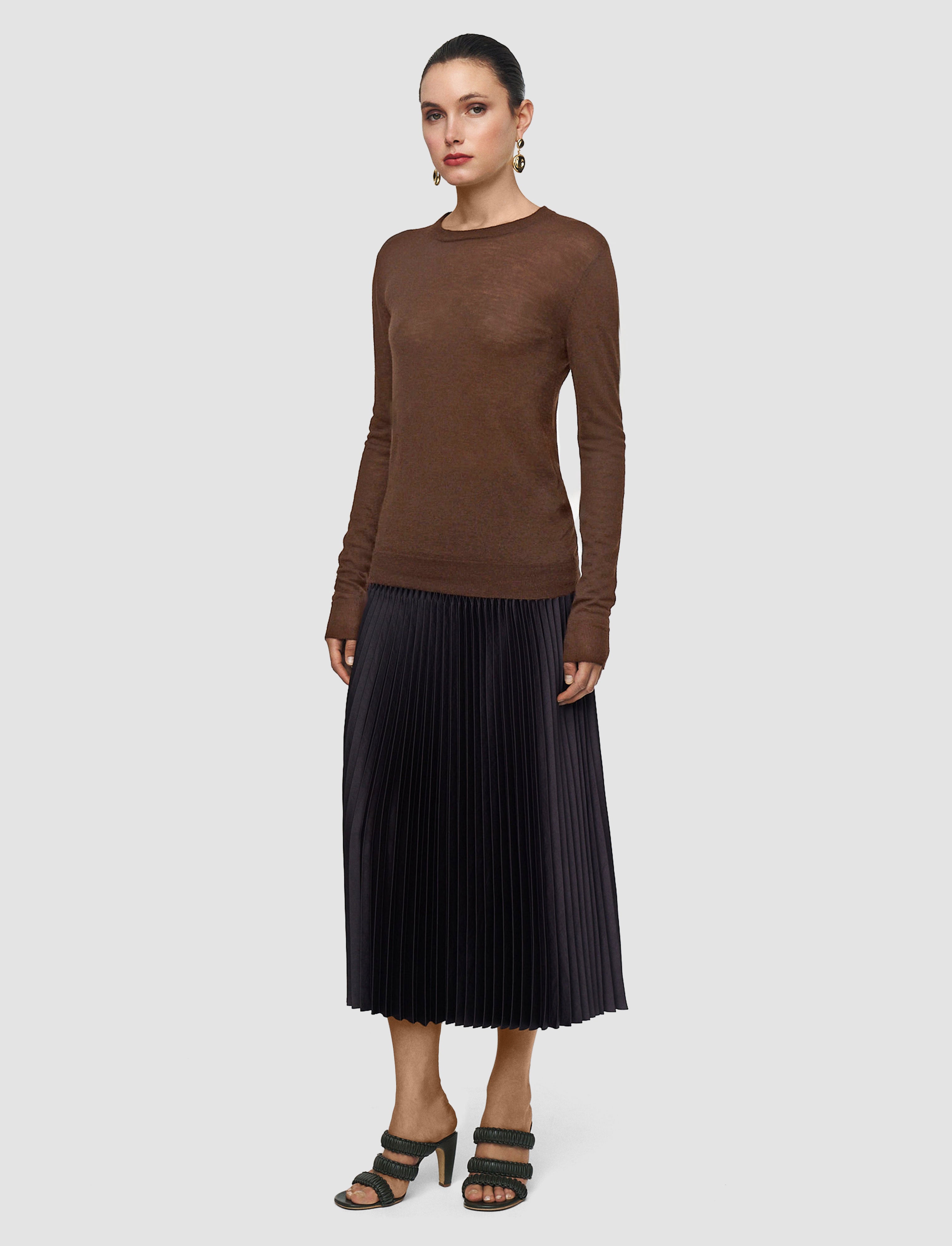 brown-cashair-round-neck-jumper-JOSEPH