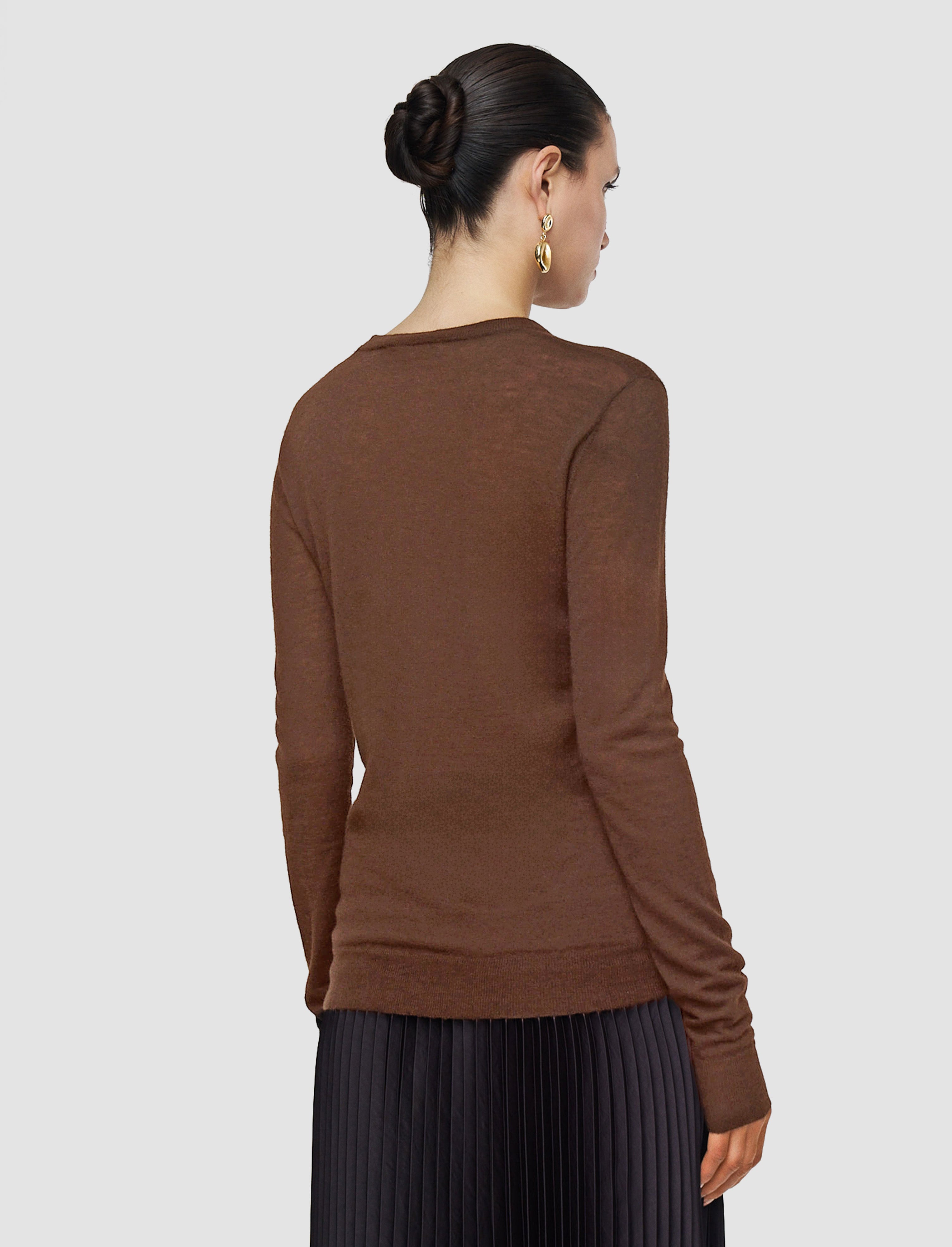 brown-cashair-round-neck-jumper-JOSEPH