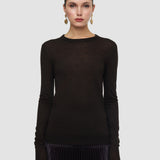 Pull col rond en cashair 