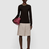 Brown Cashair Round Neck Jumper - Joseph