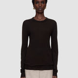 Brown Cashair Round Neck Jumper - Joseph