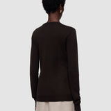 Brown Cashair Round Neck Jumper - Joseph