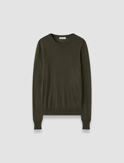 Green Cashair Round Neck Jumper - Joseph