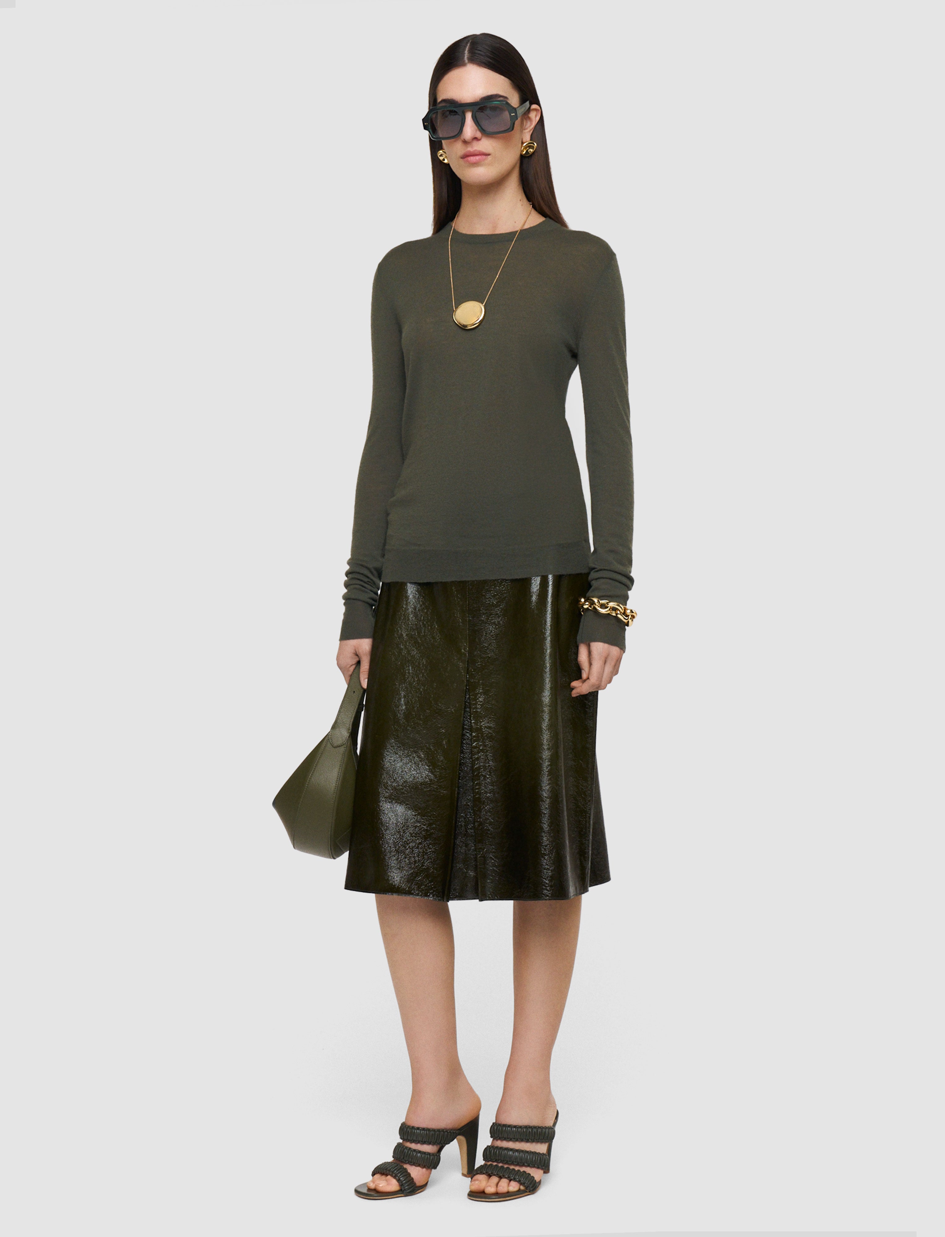 green-cashair-round-neck-jumper-JOSEPH