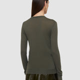 Green Cashair Round Neck Jumper - Joseph