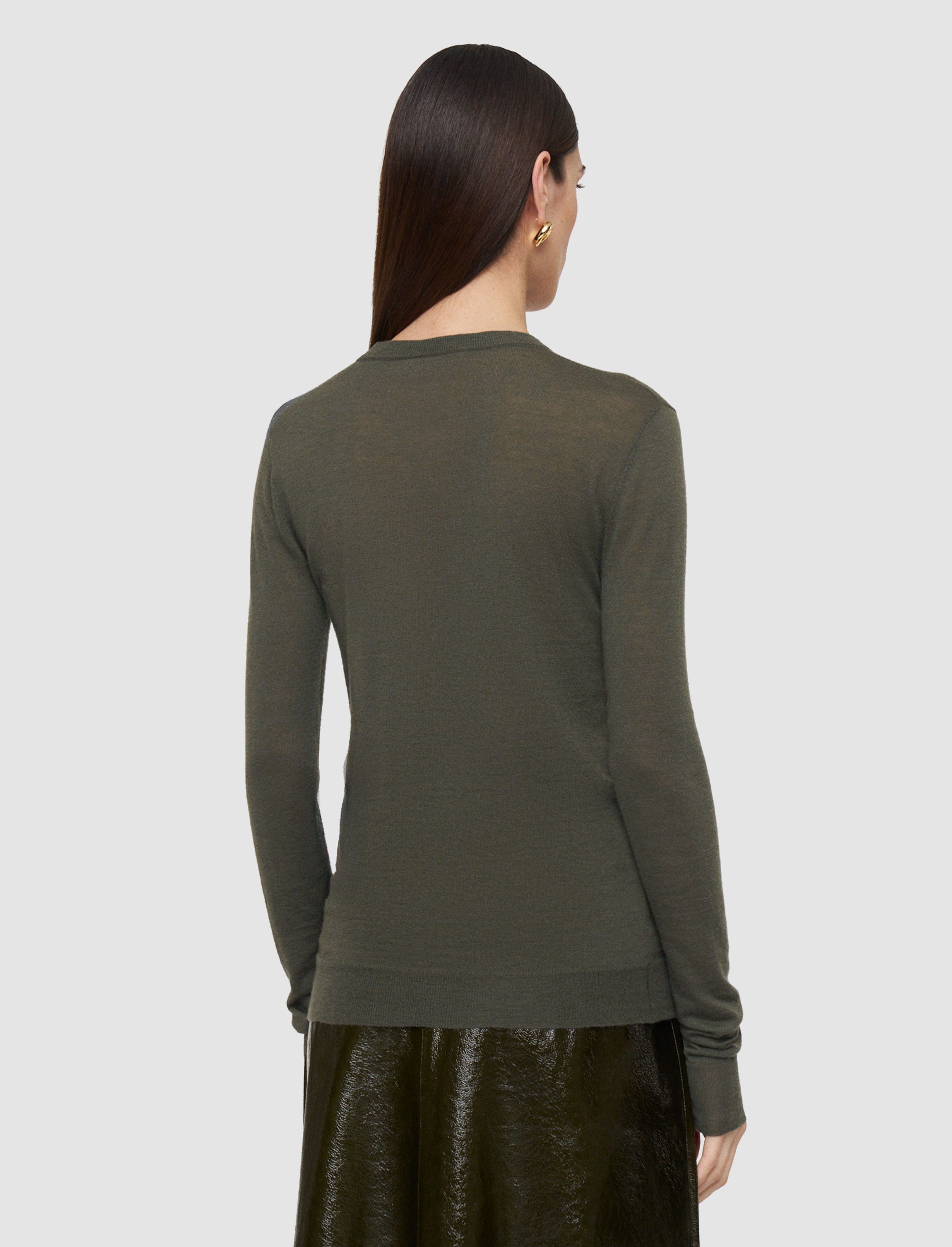 green-cashair-round-neck-jumper-JOSEPH