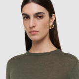 Green Cashair Round Neck Jumper - Joseph