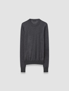 Grey Cashair Round Neck Jumper - Joseph
