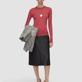 Pull col rond en cashair 