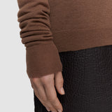 Brown Cashair V Neck Jumper - Joseph