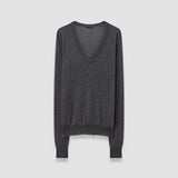 Grey Cashair V Neck Jumper - Joseph
