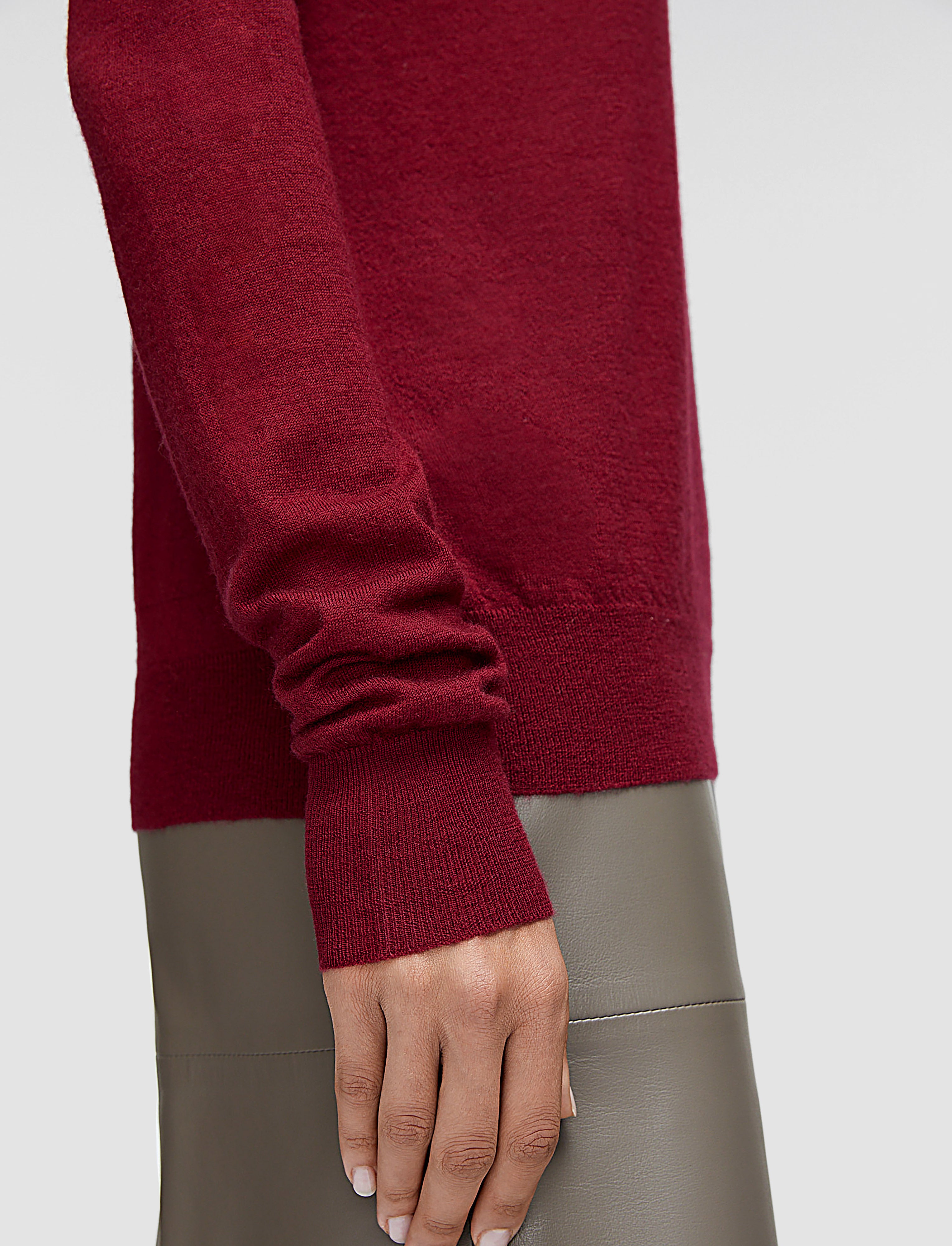 red-cashair-v-neck-jumper-JOSEPH