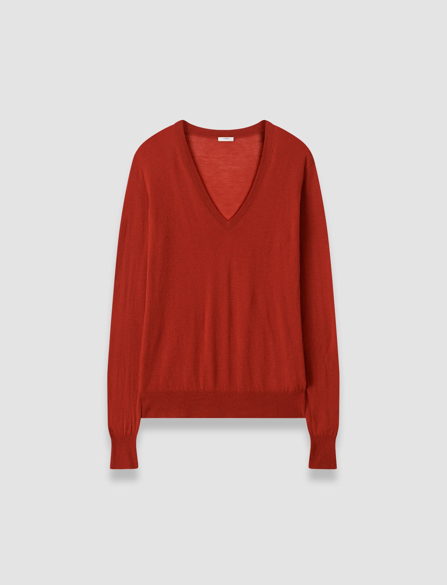 red-cashair-v-neck-jumper-JOSEPH