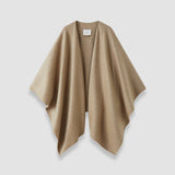 White Cassidy Double Face Cashmere Cape - Joseph