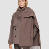 Brown Cecile Wool Scarf - Joseph