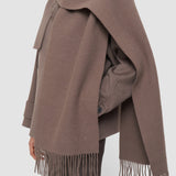 Brown Cecile Wool Scarf - Joseph