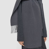 Grey Cecile Wool Scarf - Joseph