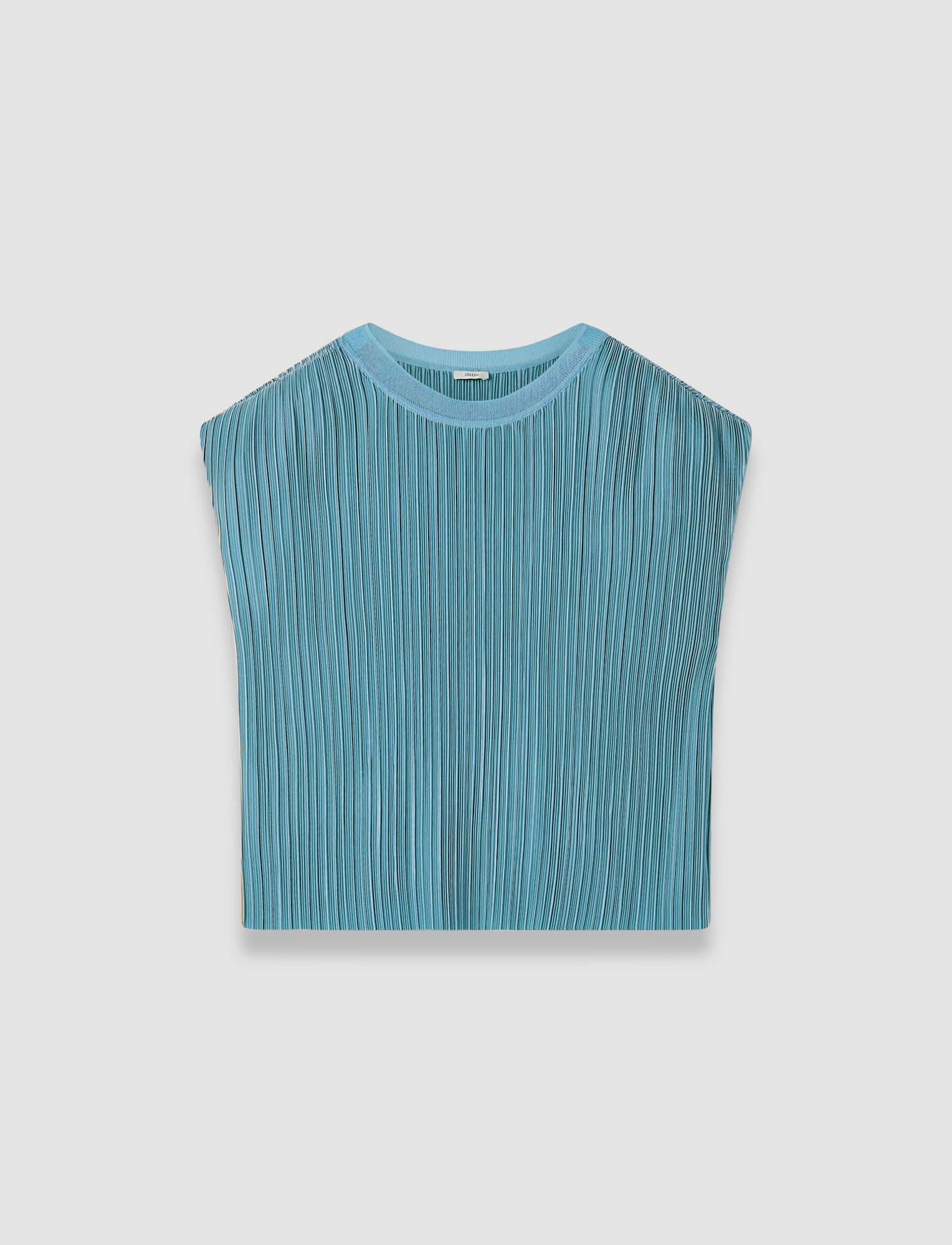 blue-cedre-pleated-satin-top-JOSEPH