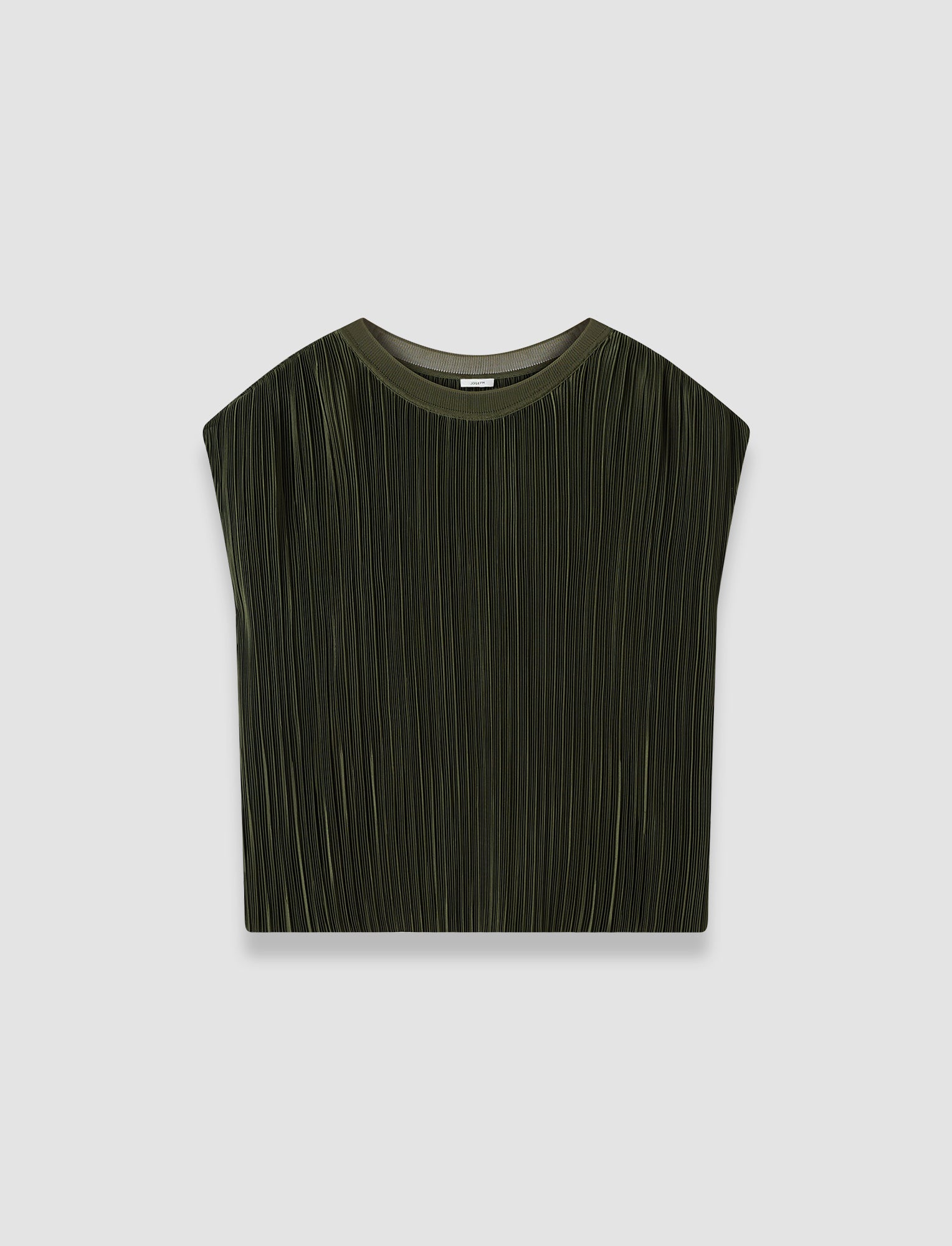 green-cedre-pleated-satin-top-JOSEPH