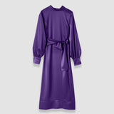 Purple Cels Double Satin Dress - Joseph