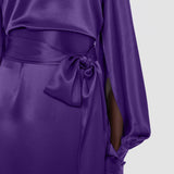 Purple Cels Double Satin Dress - Joseph