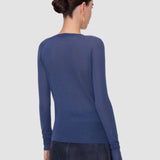 Blue Cetus Cashair V Neck Jumper - Joseph