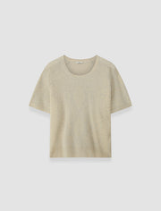 Gold Char Lurex Snake Knitwear - Joseph