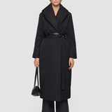 Black Charlot Padded Duck Down Coat - Joseph