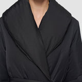 Black Charlot Padded Duck Down Coat - Joseph
