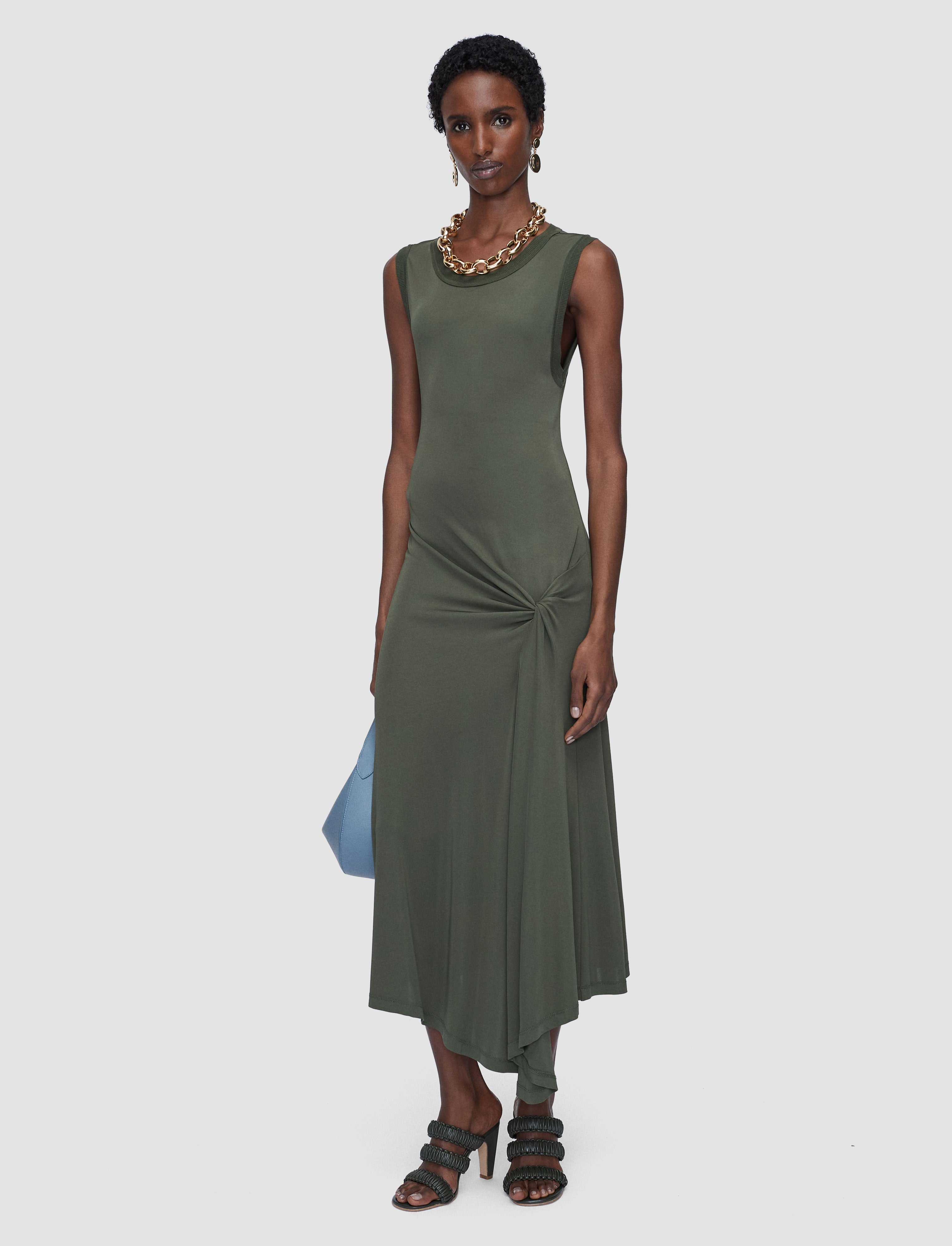 fluid jersey dress Ravello Liquid Jersey Dress - / Black- SizeL