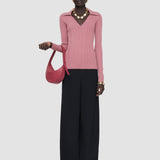 Top Chelia en maille plissée 