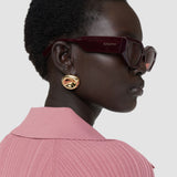 Top Chelia en maille plissée 