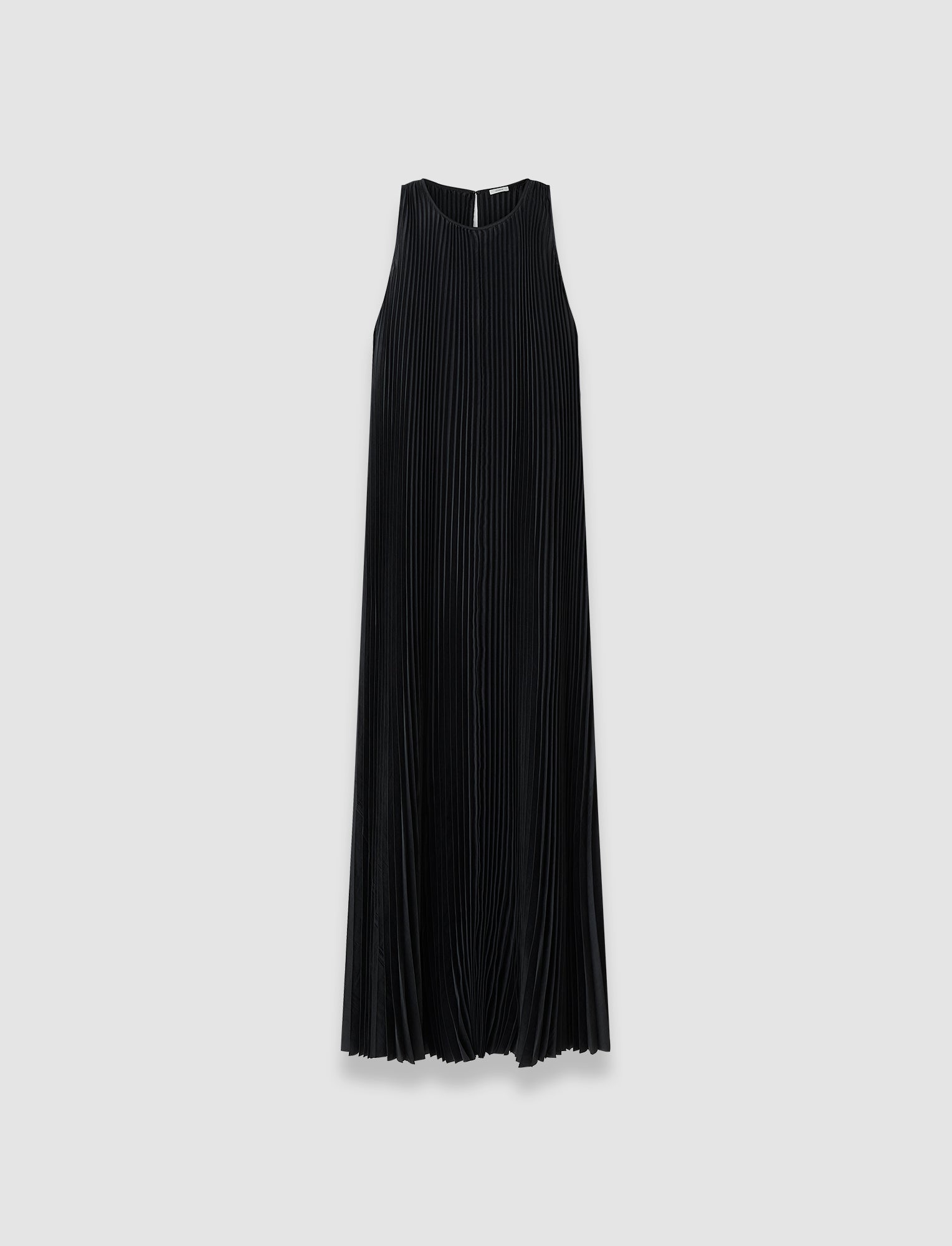black-chenes-silk-blend-pleated-dress-JOSEPH