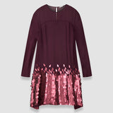Cheryl Chiffon Sequin Dress