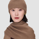 Brown Chia Pure Cashmere Hat - Joseph