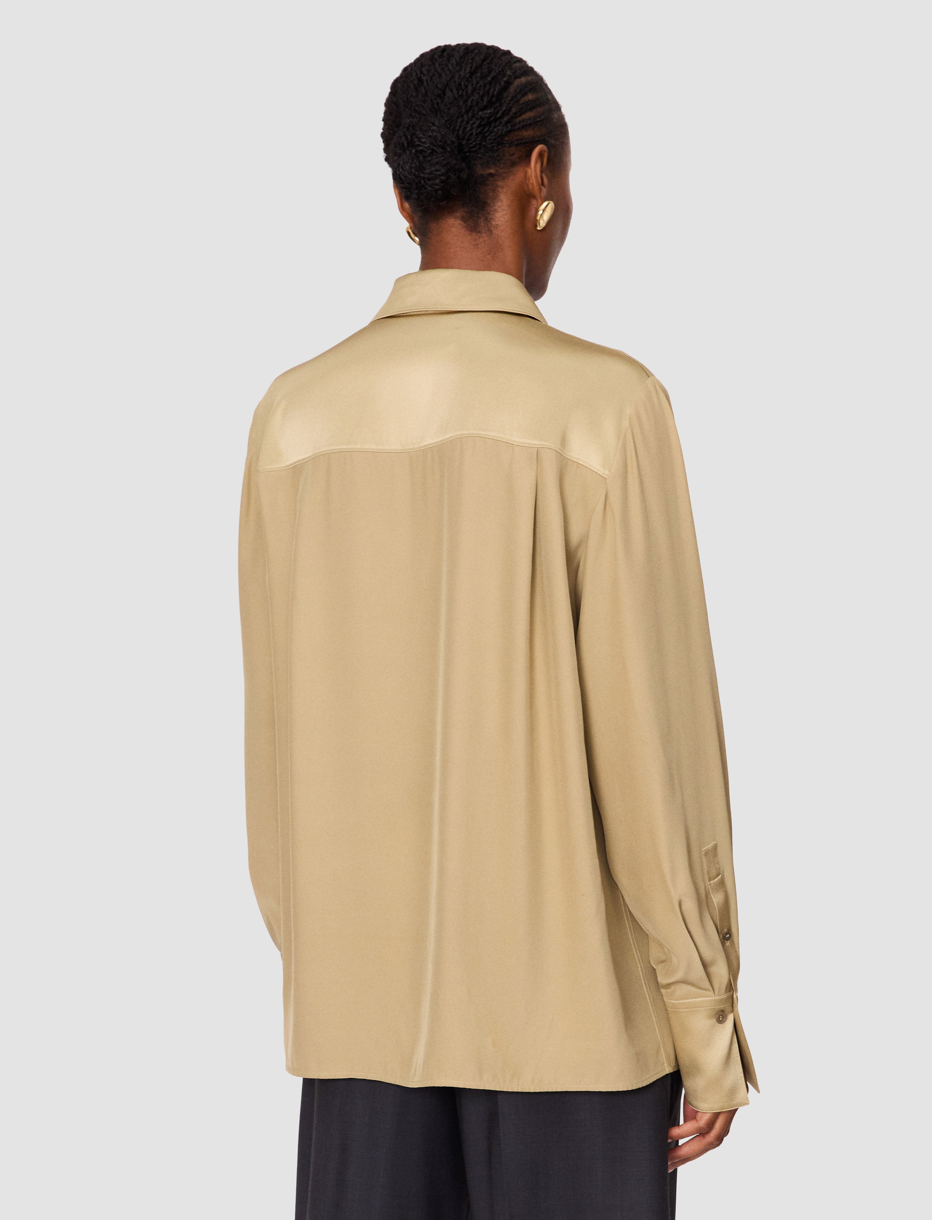 beige-childs-silk-satin-blouse-JOSEPH
