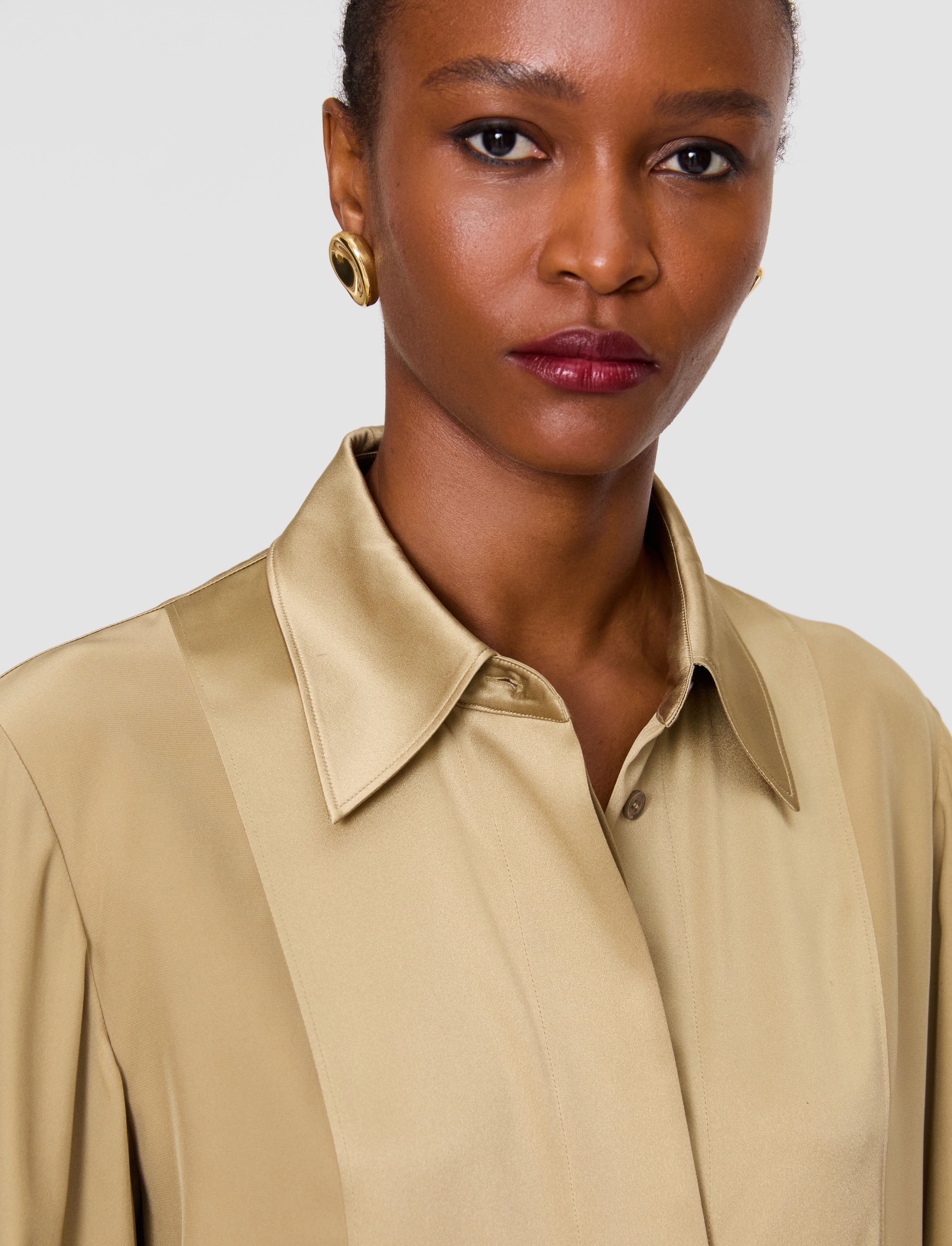 beige-childs-silk-satin-blouse-JOSEPH