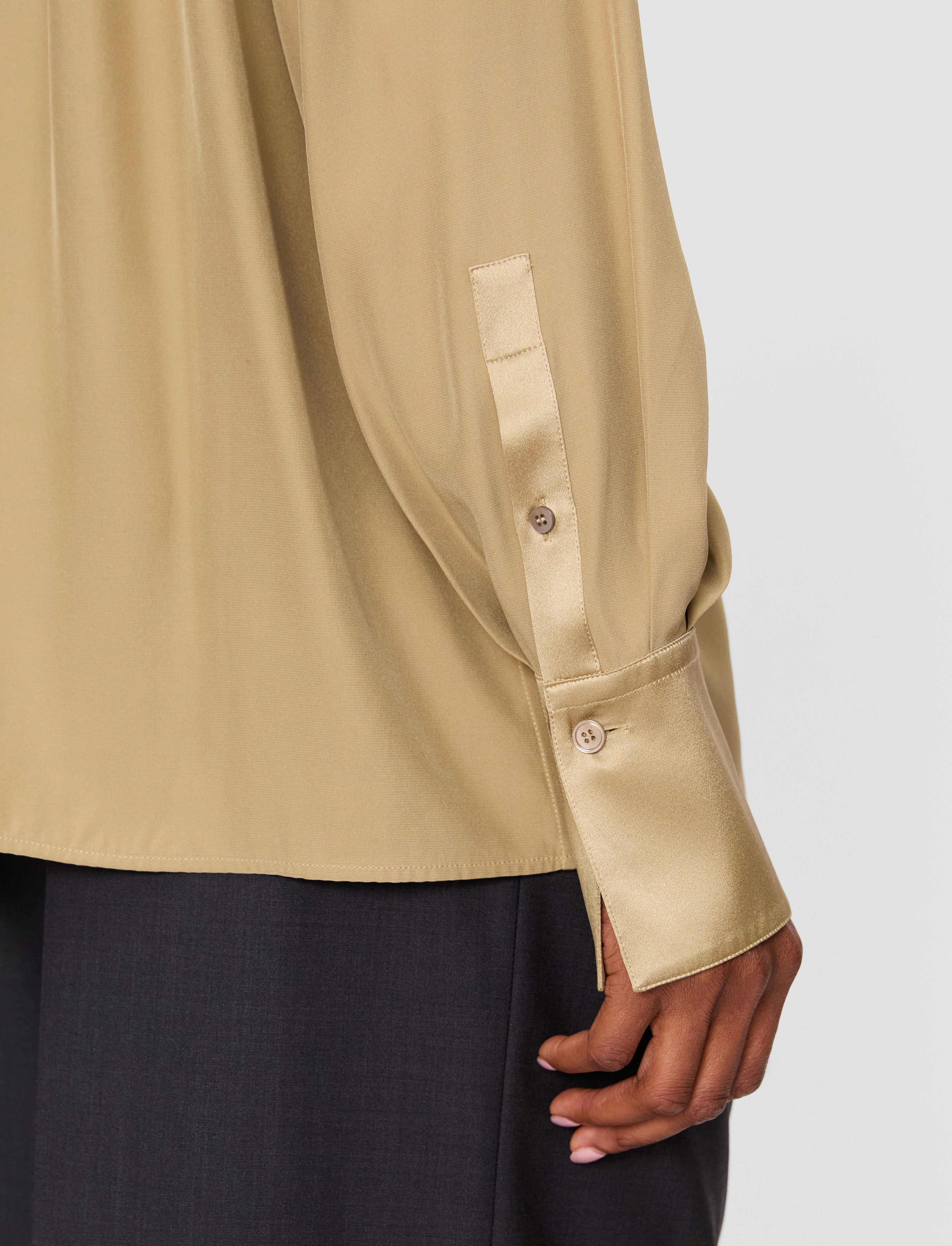 beige-childs-silk-satin-blouse-JOSEPH
