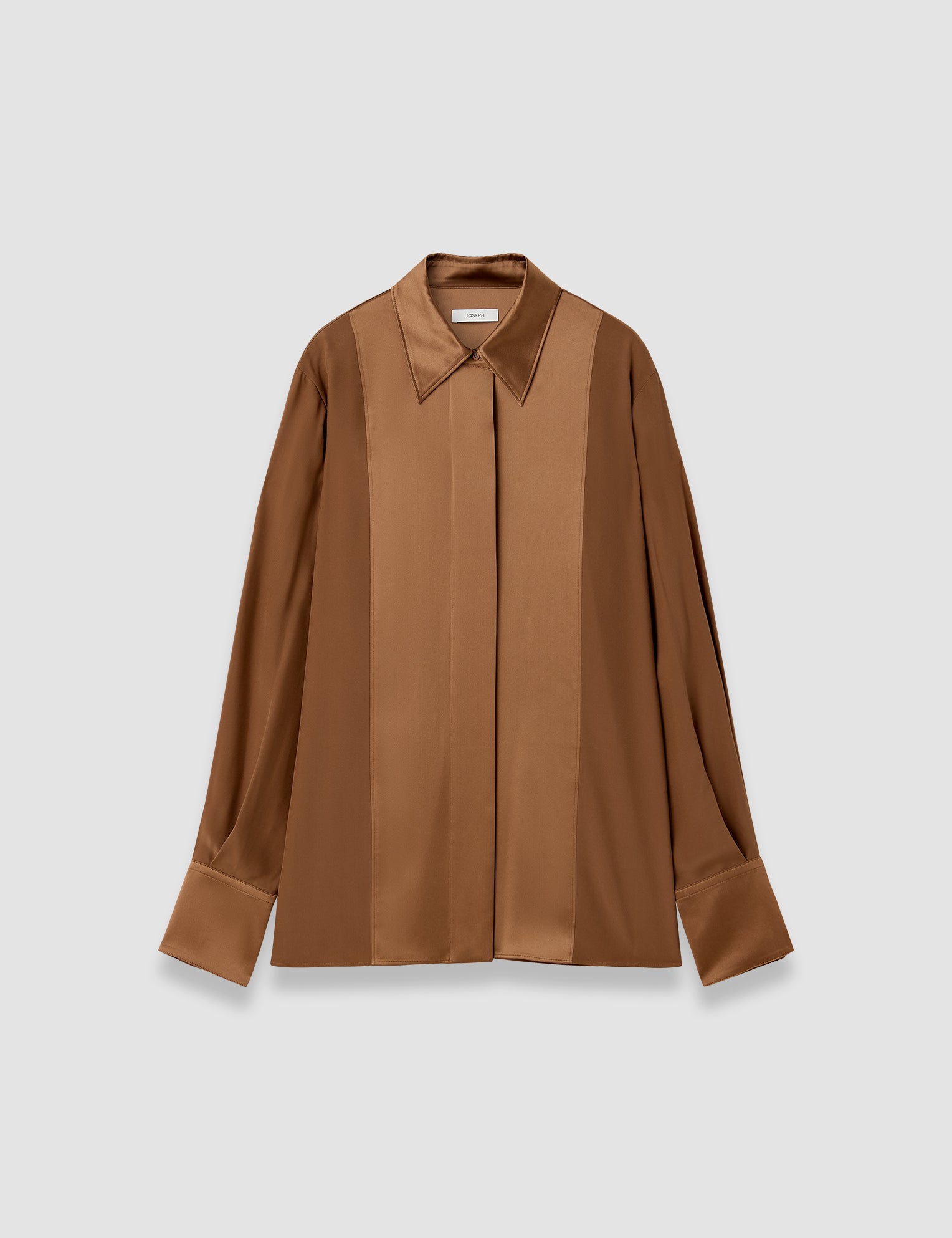 Blue Childs Silk Satin Blouse - Joseph