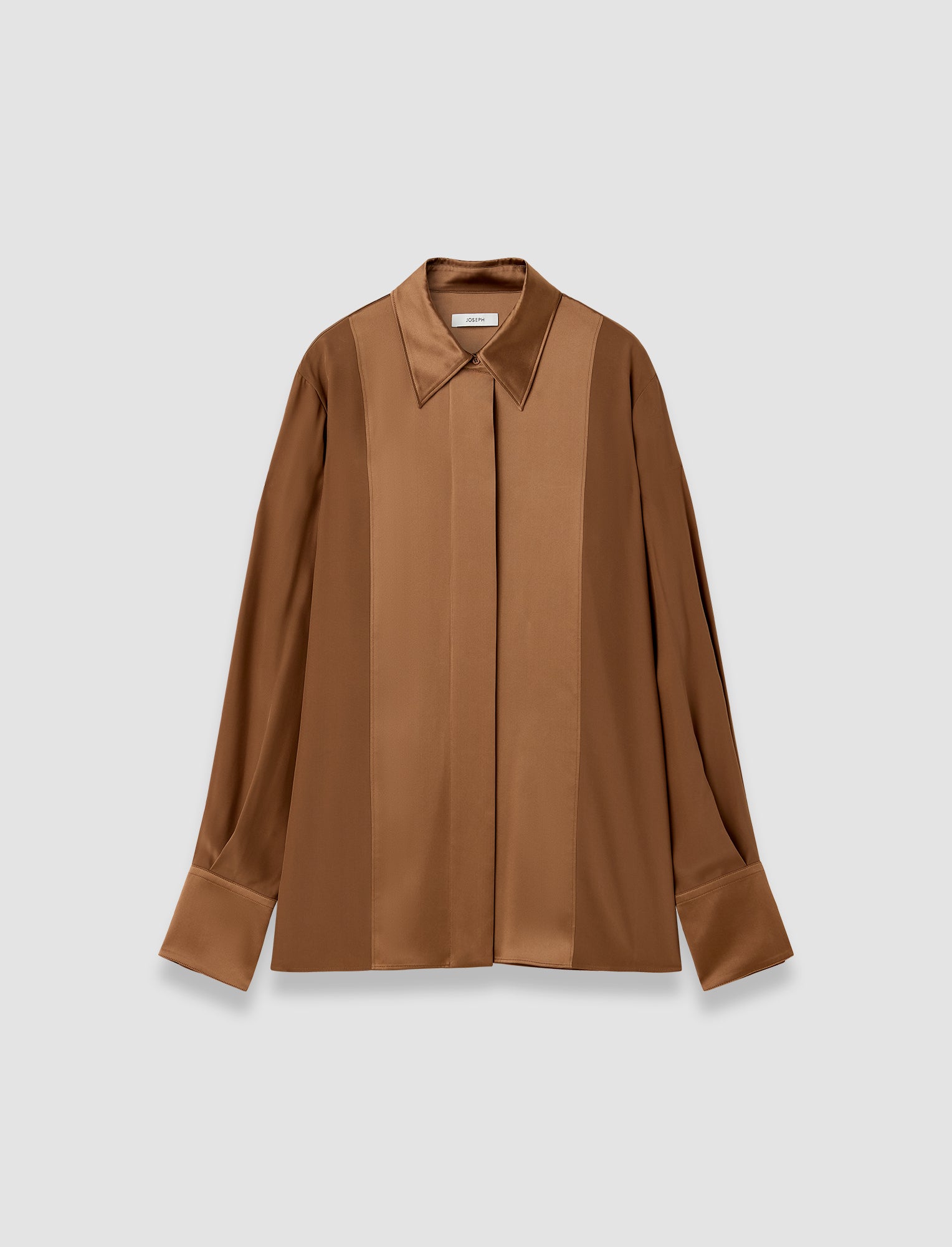 brown-childs-silk-satin-blouse-JOSEPH