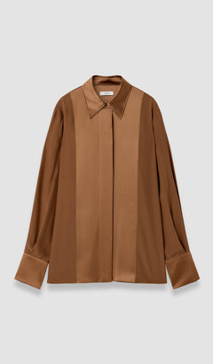 Blue Childs Silk Satin Blouse - Joseph