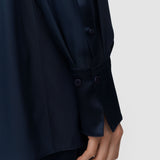 Blue Childs Silk Satin Blouse - Joseph