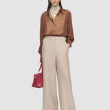 Brown Childs Silk Satin Blouse - Joseph