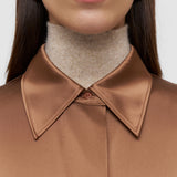 Brown Childs Silk Satin Blouse - Joseph