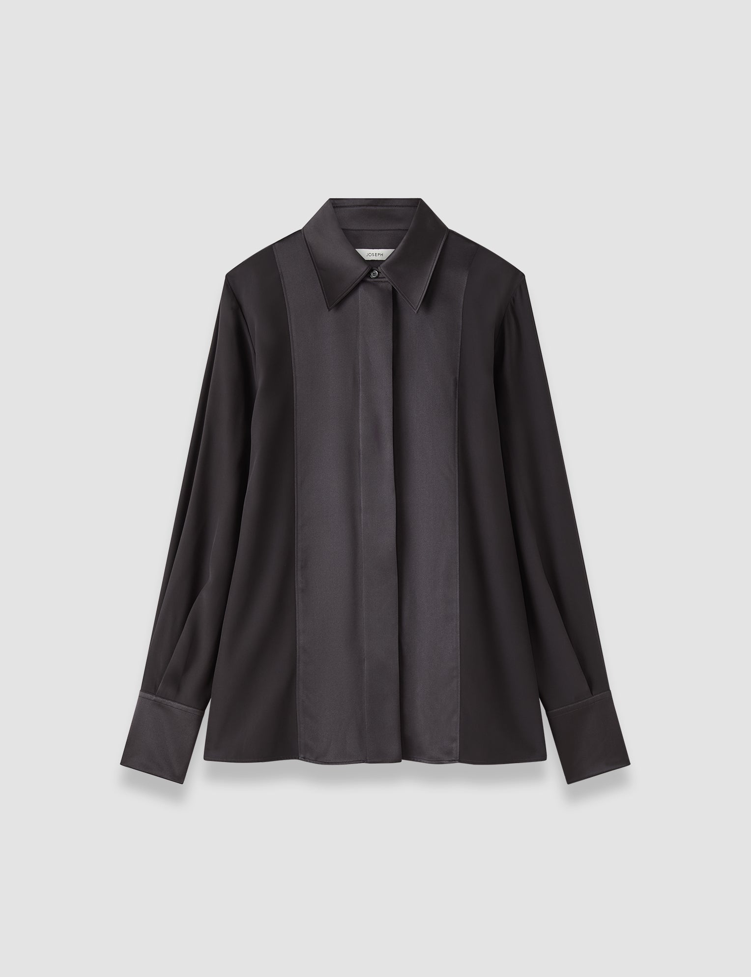 Grey Childs Silk Satin Blouse - Joseph